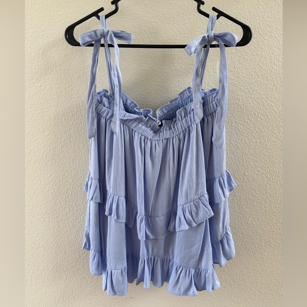 Talulah Oceanside Ruffle Top - Picture 2 of 6